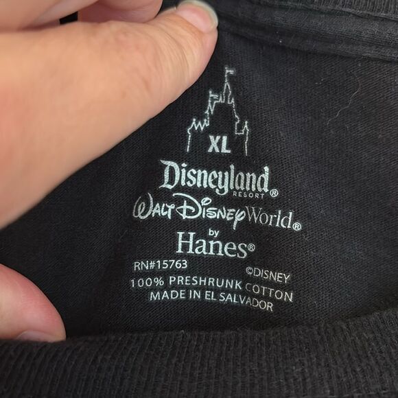 Disney Vintage Tower of Terror Twilight Zone Hanes Black  Graphic Tee XL RARE! - Picture 3 of 5